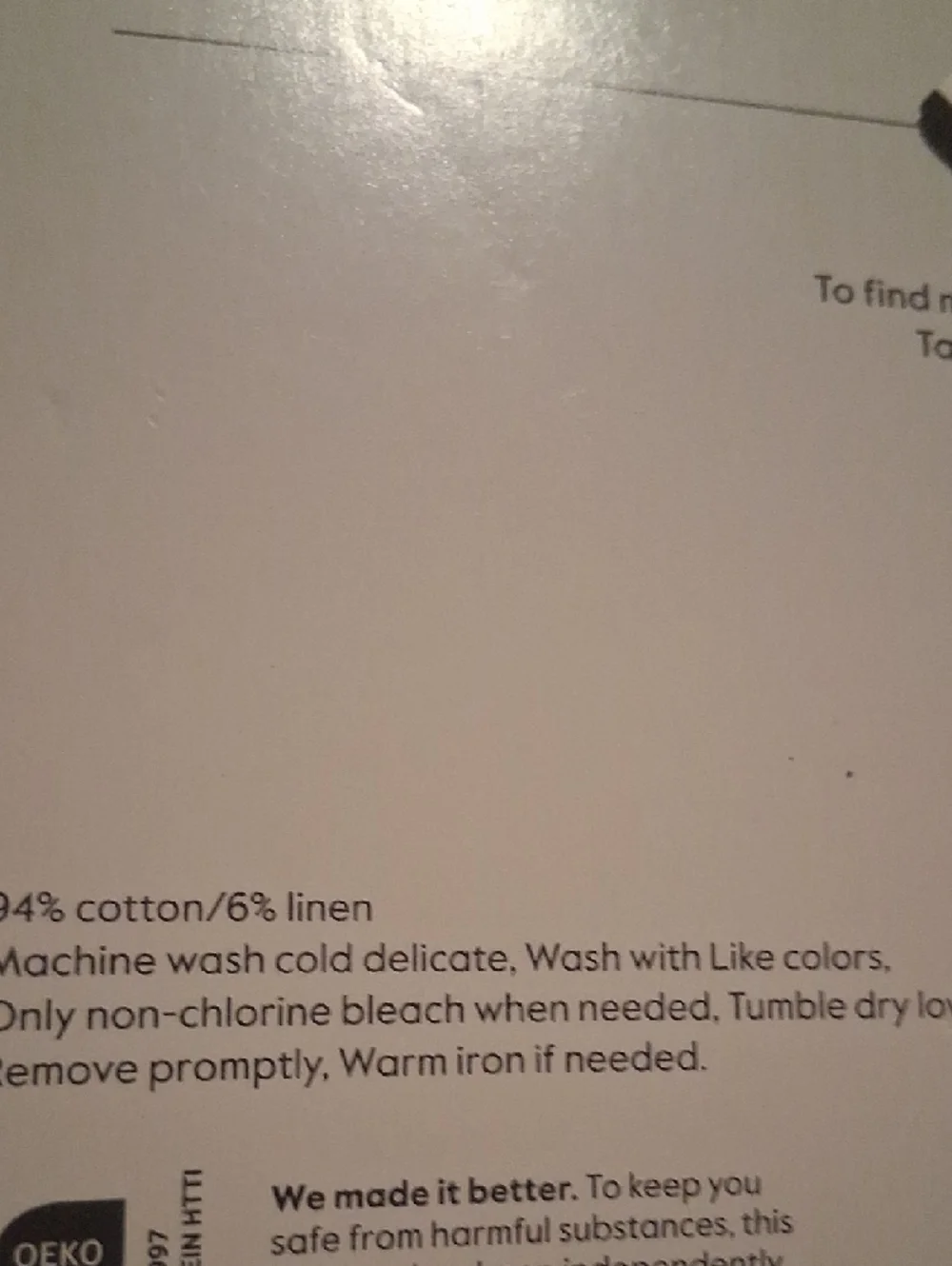 NWT Threshold Extended Length Cotton Striped Table Runner 14